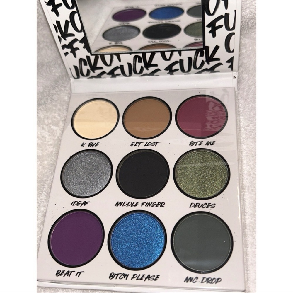 BH Cosmetics F*ck Off Eyeshadow Palette NIB